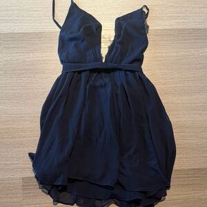 PromGirl Navy Mini Dress